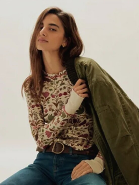 Free People Tops - Free People We The Free "Toileidays" Long Sleeve Thermal Shirt NWOT